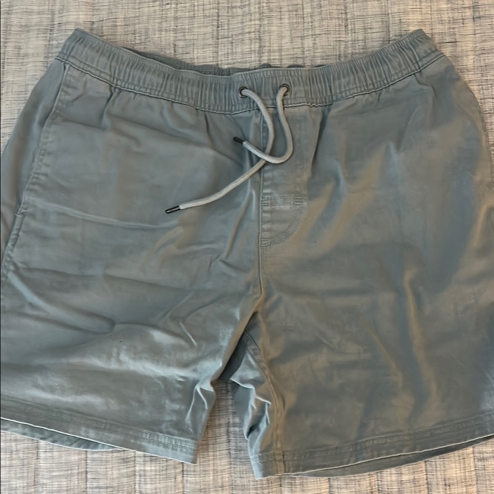 RVCA Gray Flat Front Casual Shorts